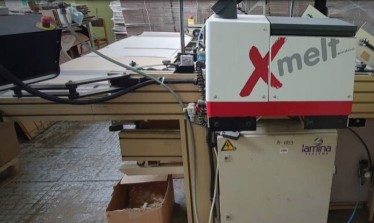 Folding, gluing and taping machine